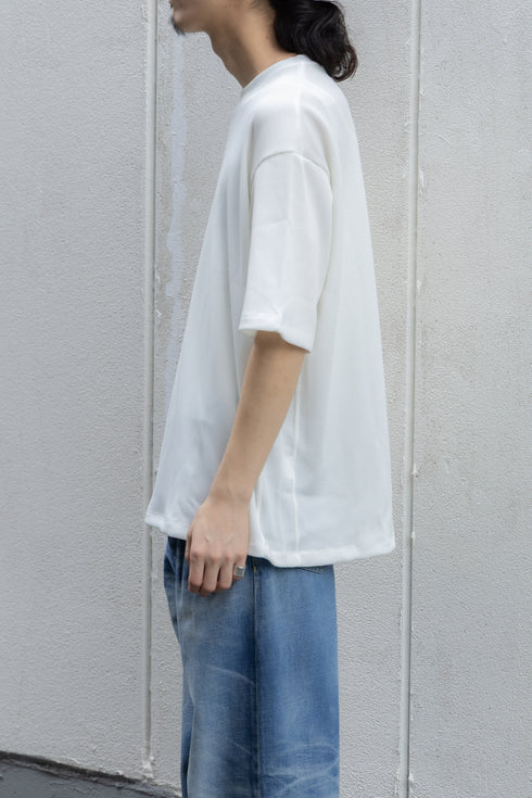 【tangenet】"Clean Thermal Jersey Tee"